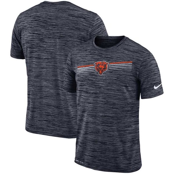 Nike Chicago Bears Sideline Velocity Performance T-Shirt Heathered Gray