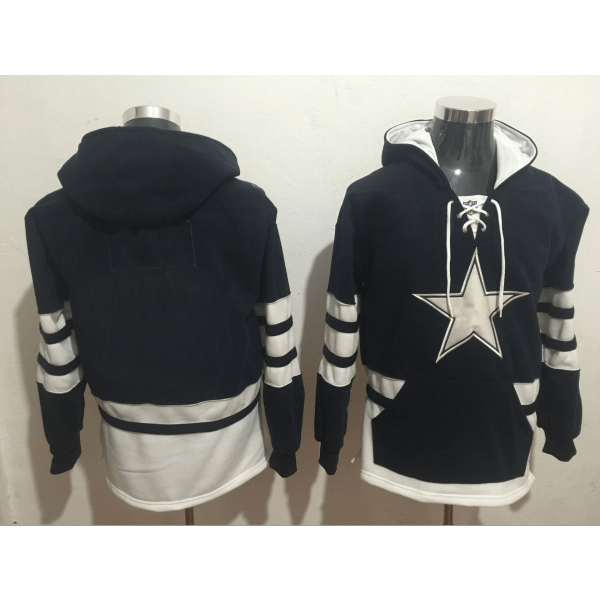 NFL Cowboys Blank Customized Blue 2021 Stitched New Hoodie
