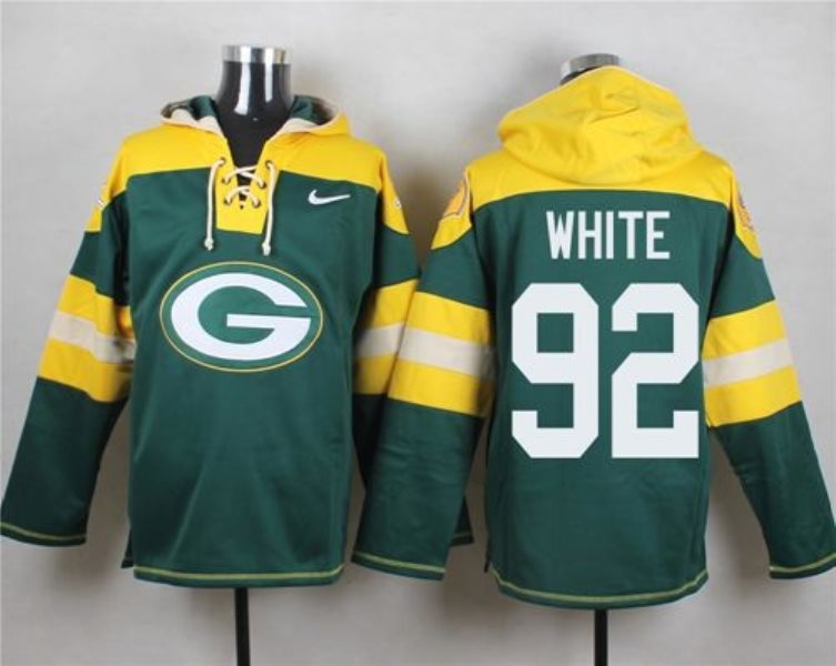 Nike Packers 92 Reggie White Green Player Pullover NFL Sweatshirt Hoodie