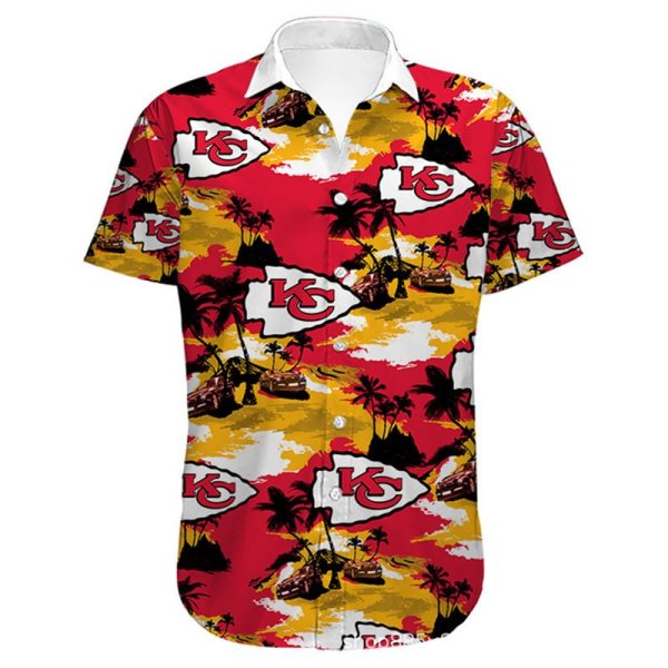 NFL Kansas City Chiefs Hawaiian Short Sleeve Shirt