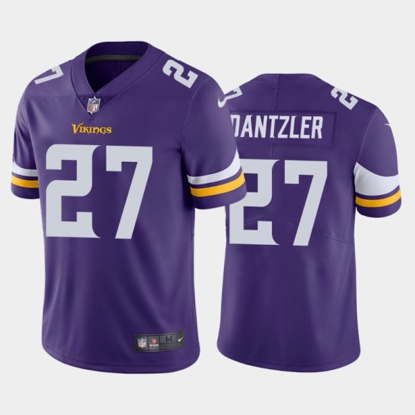 Nike Vikings 27 Cameron Dantzler Purple 2020 NFL Draft Vapor Limited Men Jersey