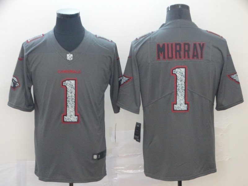 Nike Cardinals 1 Kyler Murray Gray Static Vapor Untouchable Limited Men Jersey
