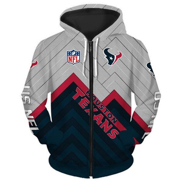 NFL Houston Texans 3D Printed Sport Pullover Hoodie Sweatshirt