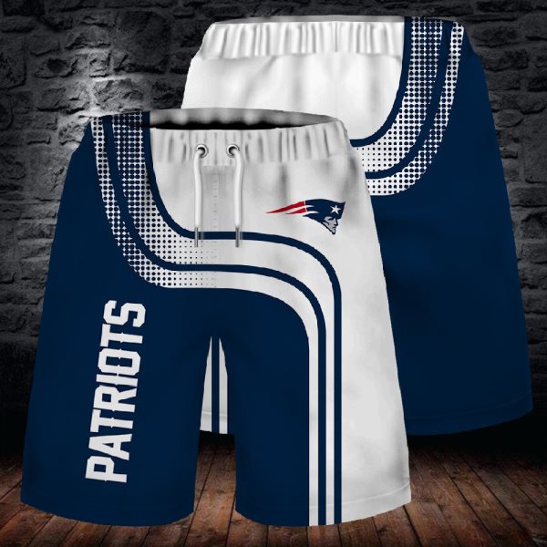NFL New England Patriots Blue Fashion Shorts