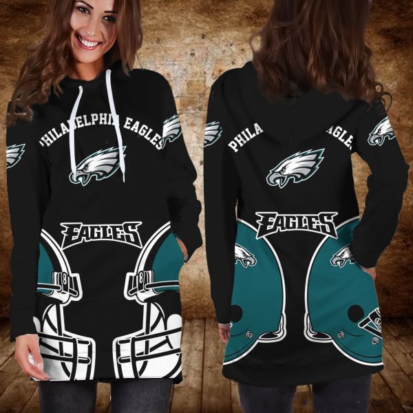 NFL Philadelphia Eagles Women Hoodie Dress