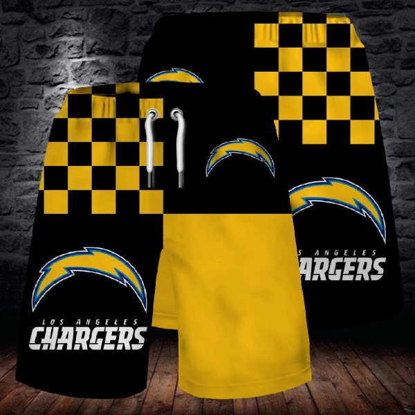 NFL Los Angeles Chargers Fashion Beach Shorts