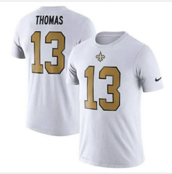 Nike Saints 13 Michael Thomas White T-shirt