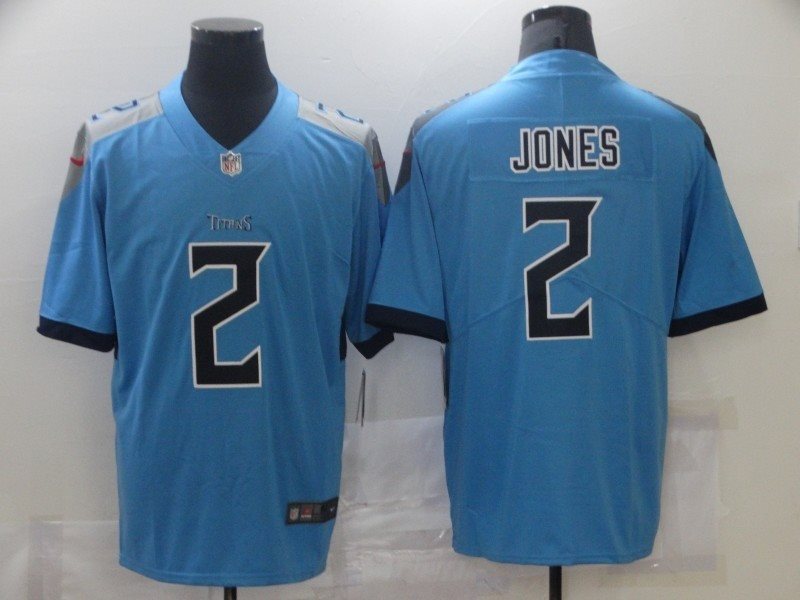 Nike Titans 2 Julio Jones Light Blue Vapor Untouchable Limited Men Jersey