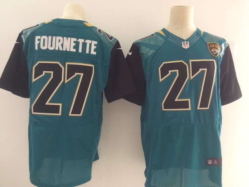Nike Jaguars 27 Leonard Fournette 2017 NFL Draft Teal Elite Jersey