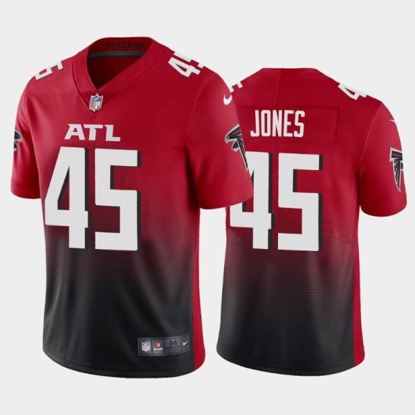 Nike Falcons 45 Deion Jones 2020 New Red Vapor Untouchable Limited Men Jersey