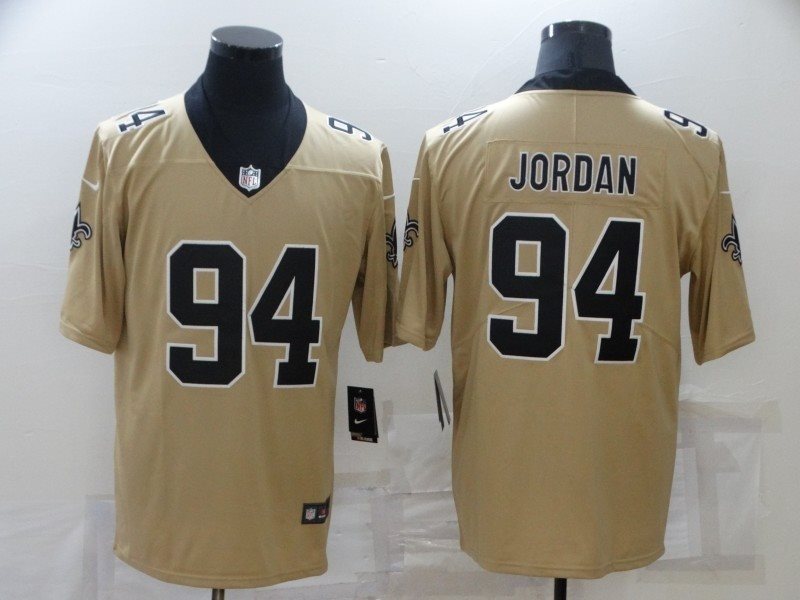 Nike Saints 94 Cameron Jordan Gold Inverted Legend Limited Men Jersey
