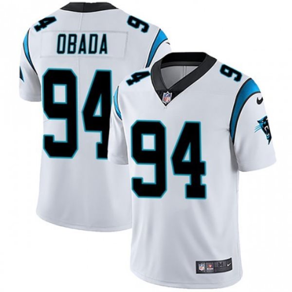 Nike Panthers 94 Efe Obada White Vapor Untouchable Limited Men Jersey