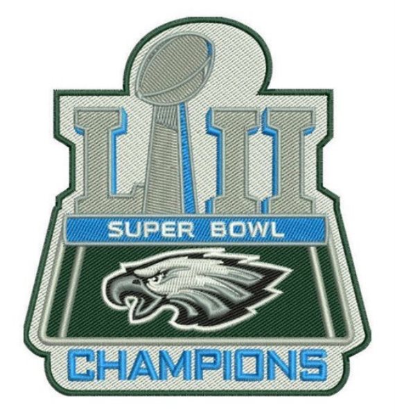 2018 LII Super Bowl Eagles Champions Patch
