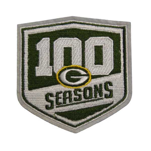 2018 Packers 100 Seasons Commemorative Football Jersey Patch