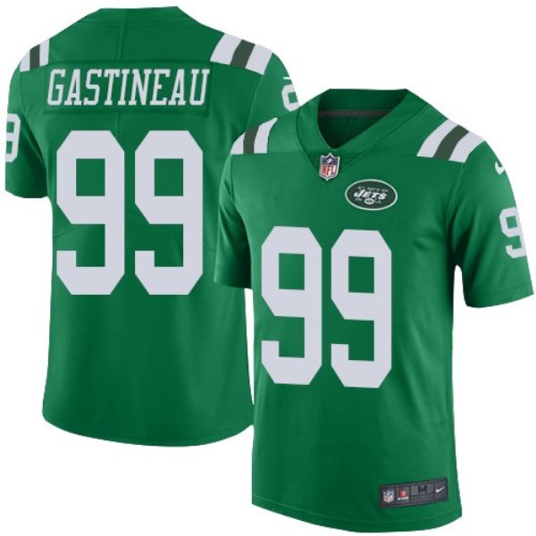 Nike Jets 99 Mark Gastineau 2019 Vapor Untouchable Limited Green Men Jersey