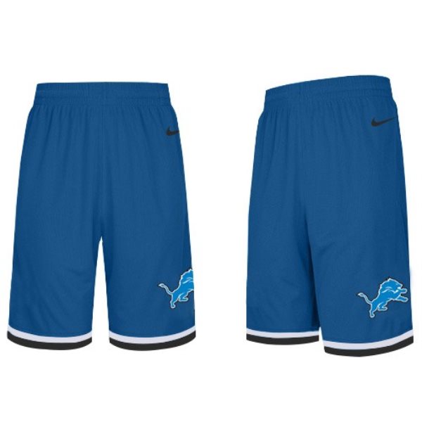 Nike NFL Detroits Lions Blue Shorts