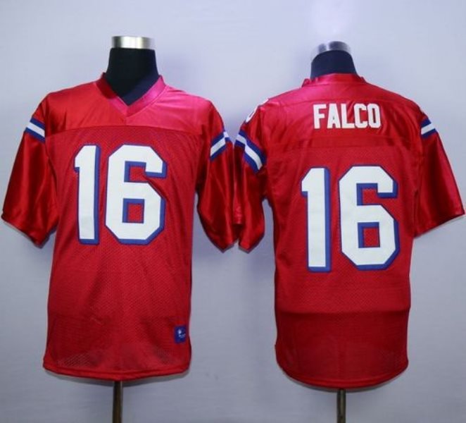 The Replacements 16 Shane Falco Red Stitched Football Movie Jersey