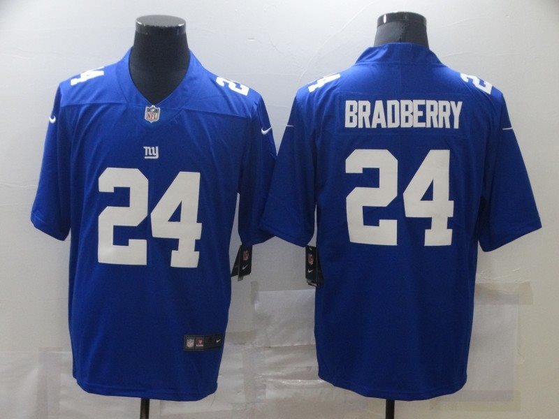 Nike Giants 24 James Bradberry Royal Vapor Untouchable Limited Men Jersey