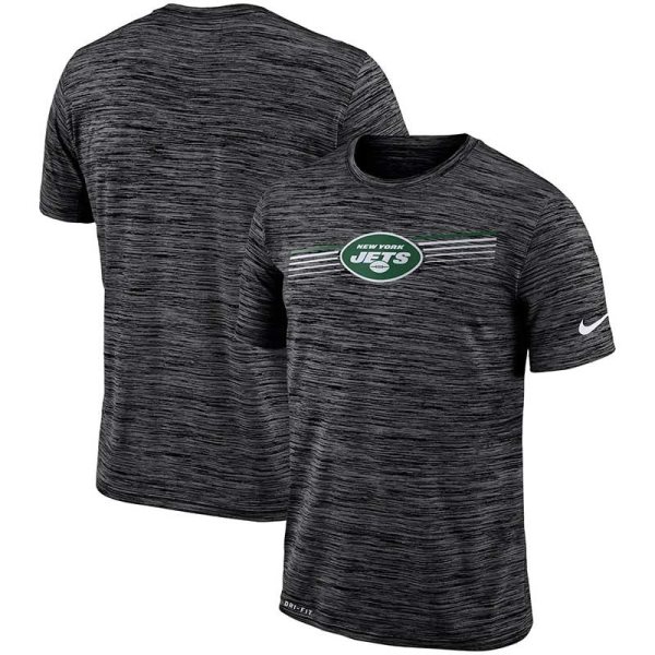 Nike New York Jets Sideline Velocity Performance T-Shirt Heathered Black