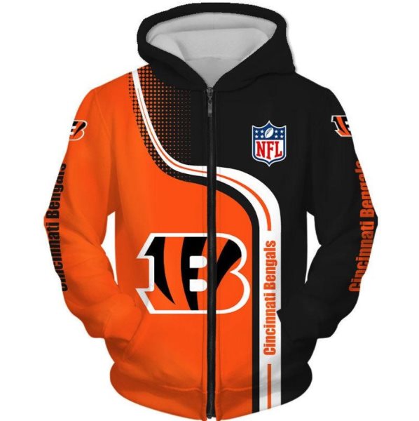 NFL Cincinnati Bengals 3D Print Hoodie Sweatshirt
