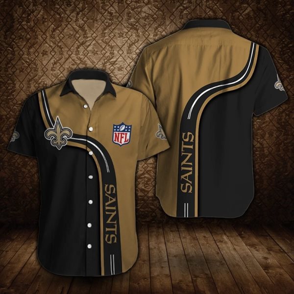 NFL New Orleans Saints Summer Short Sleeve Fashion Shirt