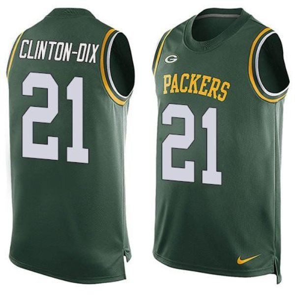 Nike Packers 21 Ha Ha Clinton-Dix Green Men NFL Limited Tank Top Jersey