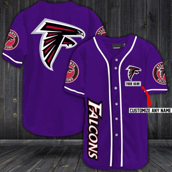 NFL Atlanta Falcons Baseball Customized Jersey (7)