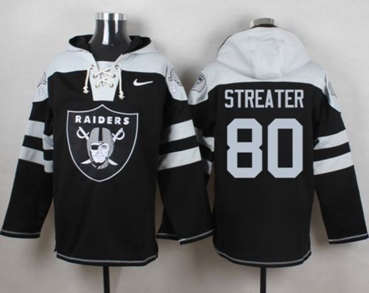 Nike Raiders 80 Rod Streater Black Player Pullover NFL Hoodie Sweatshirt