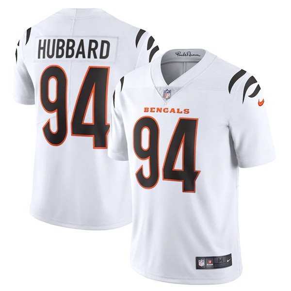Nike Bengals 94 Sam Hubbard 2021 New White Vapor Limited Men Jersey