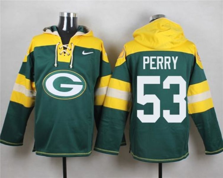 Nike Packers 53 Nick Perry Green Player Pullover NFL Sweatshirt Hoodie