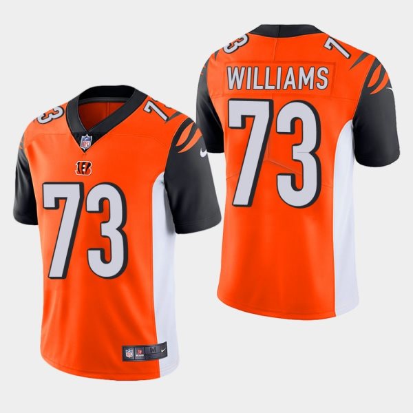 Nike Bengals 73 Jonah Williams Orange 2019 NFL Draft Vapor Untouchable Limited Men Jersey