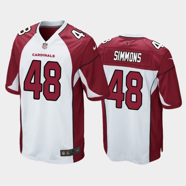 Nike Cardinals 48 Isaiah Simmons White 2020 NFL Draft Vapor Limited Men Jersey