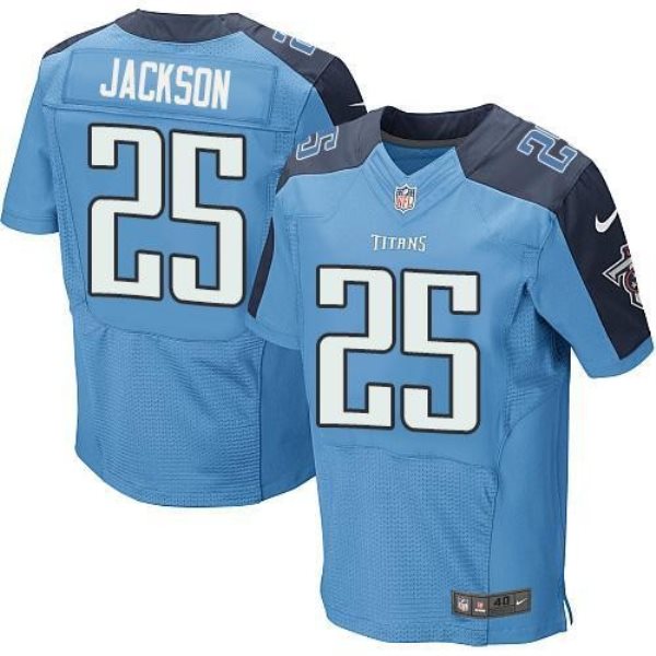 Nike Titans 25 Adoree' Jackson 2017 NFL Draft Light Blue Elite Men Jersey