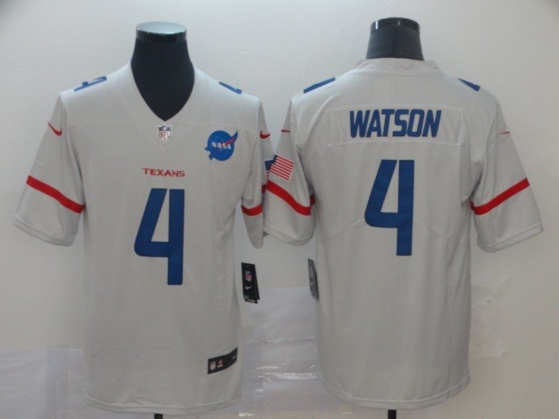 NFL Texans 4 Deshaun Watson City Edition White Jersey