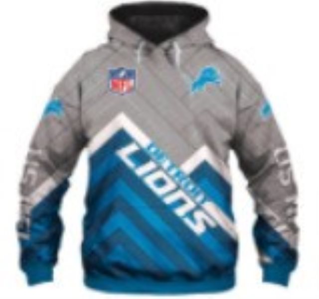 NFL Detroit Lions 3D Printed Sport Pullover Hoodie Sweatshirt