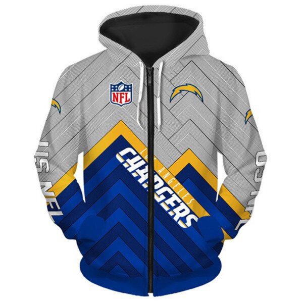 NFL Los Angeles Chargers 3D Printed Sport Pullover Hoodie