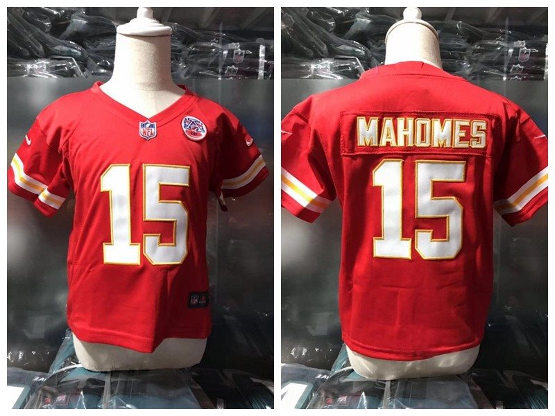 Nike Chiefs 15 Patrick Mahomes Red Toddler Jersey