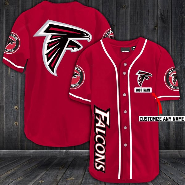 NFL Atlanta Falcons Baseball Customized Jersey (6)