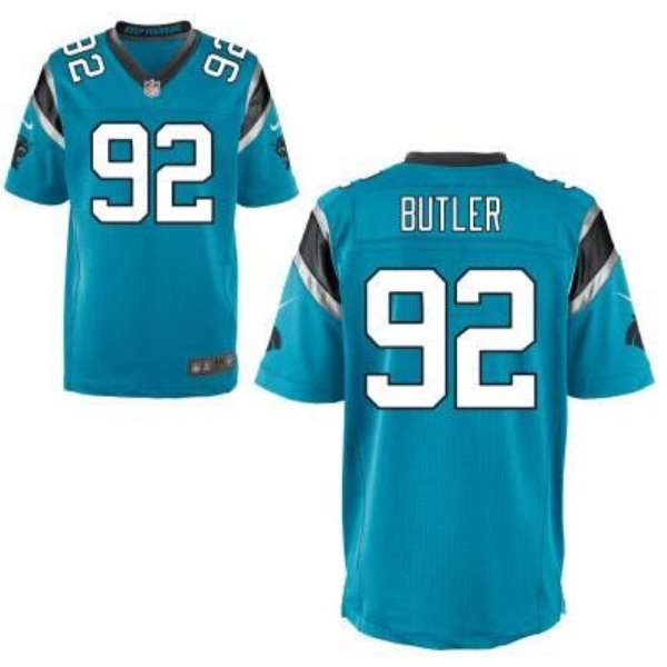 Carolina Panthers 92 Vernon Butler Nike Blue Elite 2016 NFL Draft Men Jersey
