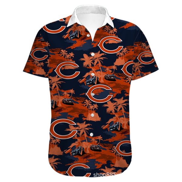NFL Chicago Bears Hawaiian Short Sleeve Shirt