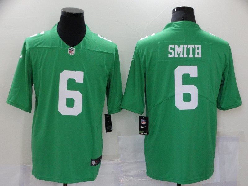 Nike Eagles 6 DeVonta Smith Green Vapor Untouchable Limited Men Jersey