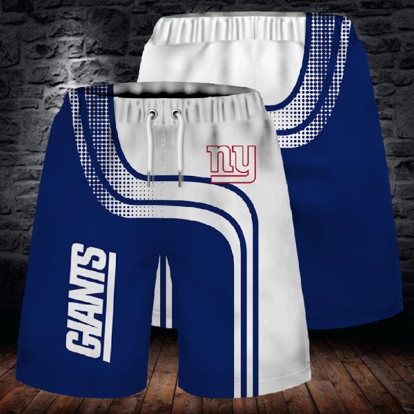 NFL New York Giants Blue Fashion Shorts