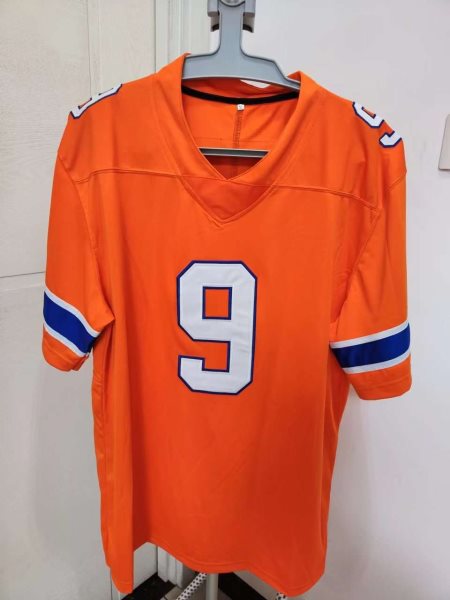 NFL Broncos Customized Orange Limited Men Jersey