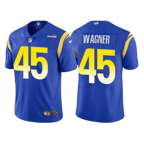 Nike Rams 45 Bobby Wagner Royal Vapor Untouchable Limited Men Jersey