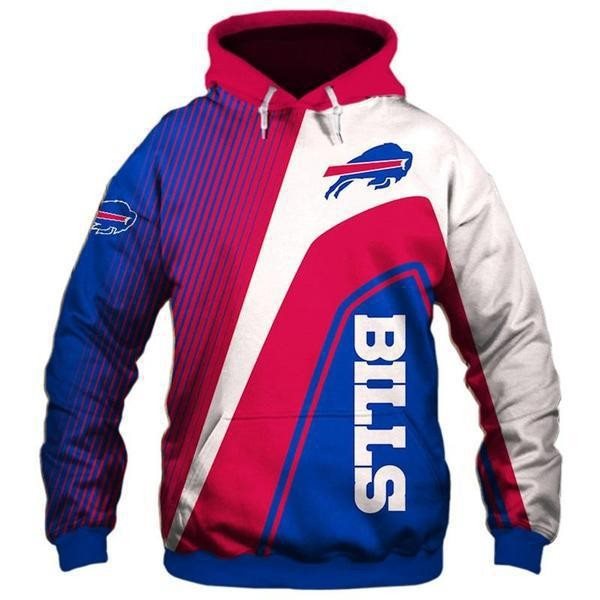 NFL Buffalo Bills 3D Sweatshirt Pullover Hoodie