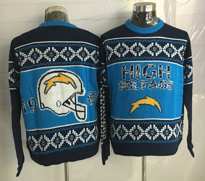 San Diego Chargers Men Ugly Sweater