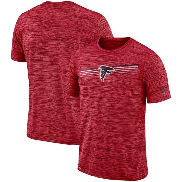 Nike Atlanta Falcons Sideline Velocity Performance T-Shirt Heathered Red