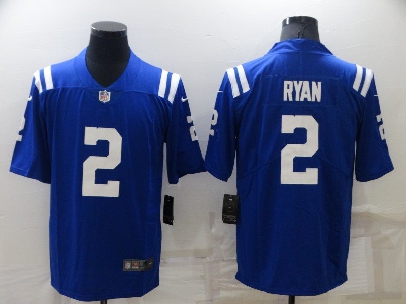 Nike Colts 2 Matt Ryan Blue Vapor Untouchable Limited Men Jersey