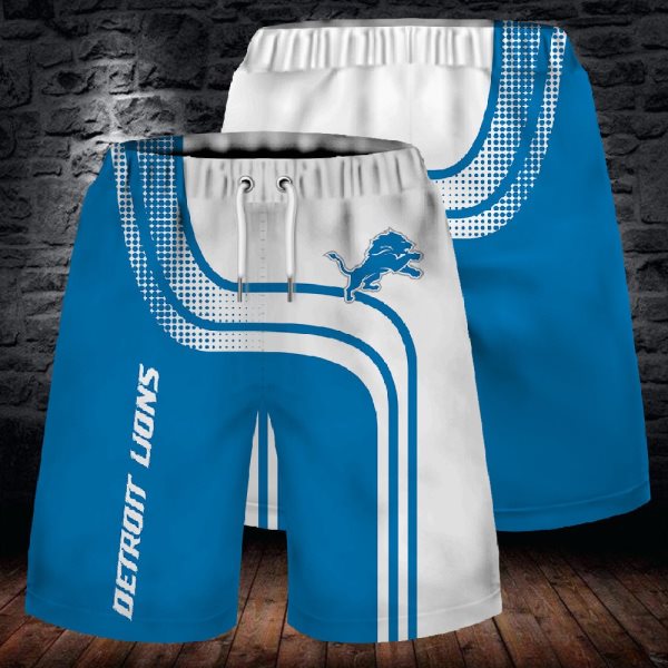 NFL Detroit Lions Blue Fashion Shorts