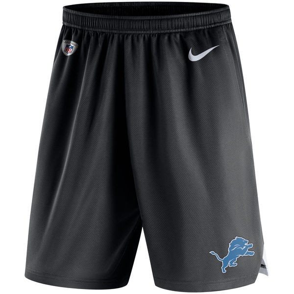 Nike NFL Detroit Lions Knit Performance Black Shorts